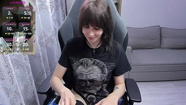 Snapshot of MistyDark chatting on 07.26.26 MistyDark online show from 07.26.26