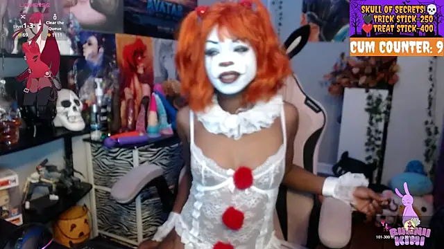 bunniikimi online show from 10.29.25