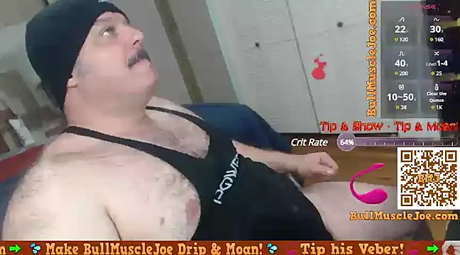 Snapshot of bullmusclejoe chatting on 12.12.24 bullmusclejoe online show from 12.12.24