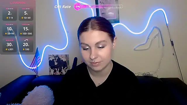 NaughtySandy11 online show from 10.17.25