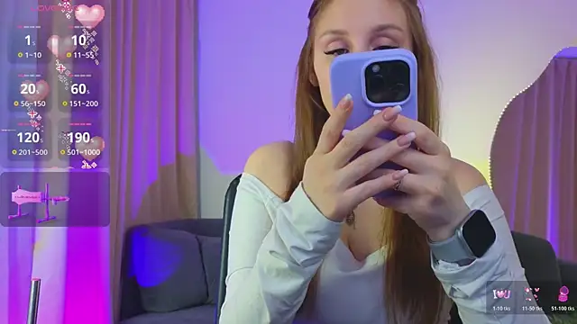 Snapshot of HoneyLace_ chatting on 03.16.26 HoneyLace online show from 03.16.26