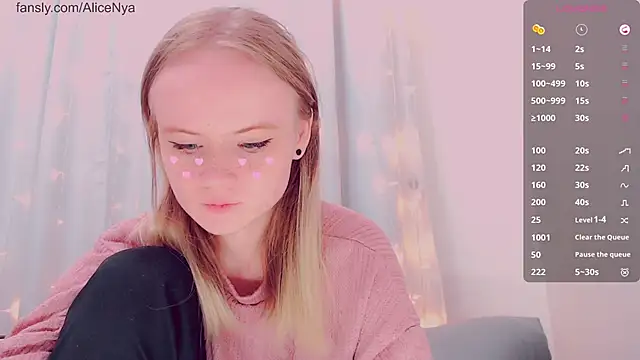 Snapshot of AliceNya_cute chatting on 02.13.26 AliceNya cute online show from 02.13.26