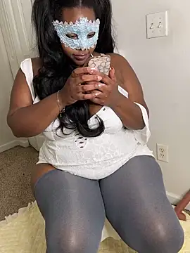 EbonyPwincess online show from 10.13.25