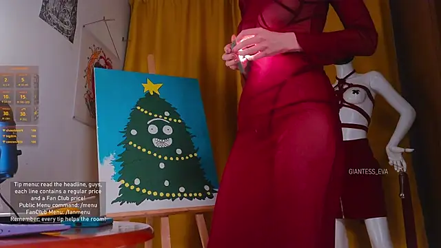 Snapshot of Giantess_Eva chatting on 12.13.25 Giantess Eva online show from 12.13.25