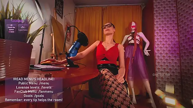 Giantess Eva online show from 05.17.26