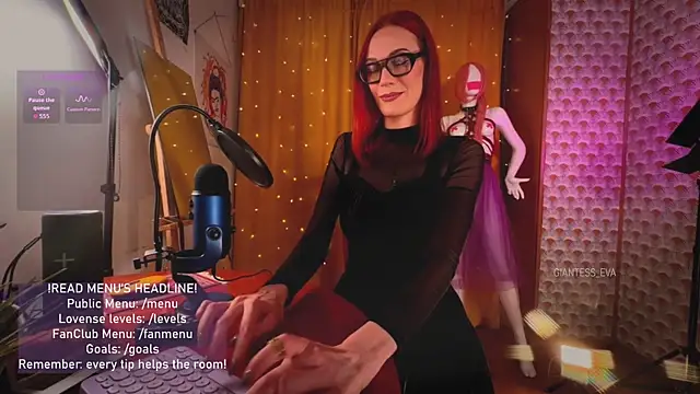 Giantess Eva online show from 05.29.26