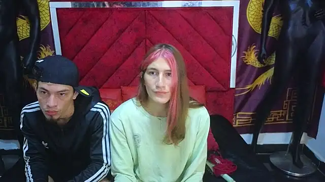 Snapshot of Pride_couple chatting on 11.24.25 Pride couple online show from 11.24.25