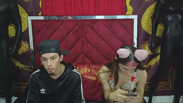 Snapshot of Pride_couple chatting on 11.26.25 Pride couple online show from 11.26.25