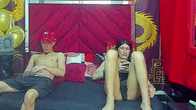 Snapshot of Pride_couple chatting on 01.17.26 Pride couple online show from 01.17.26