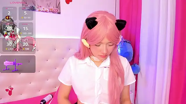 Snapshot of Nara_Pink chatting on 02.15.26 Nara Pink online show from 02.15.26