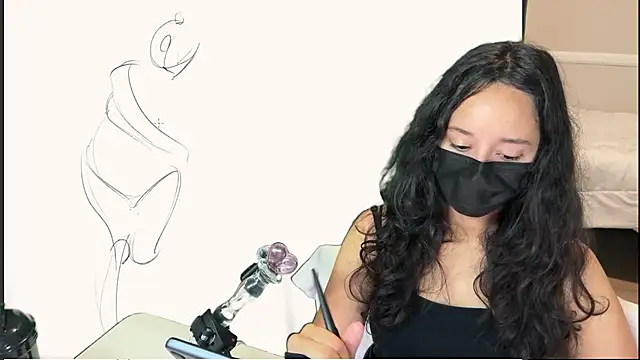 Snapshot of WinnieRin chatting on 12.02.25 WinnieRin online show from 12.02.25