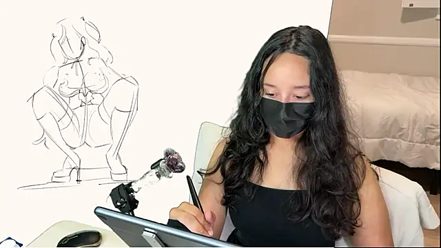 Snapshot of WinnieRin chatting on 12.03.25 WinnieRin online show from 12.03.25