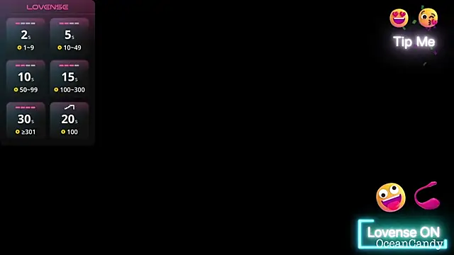 Snapshot of OceanCandy chatting on 01.09.26 OceanCandy online show from 01.09.26