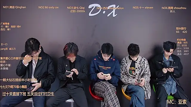 Snapshot of TNT-001 chatting on 12.13.25 TNT-001 online show from 12.13.25