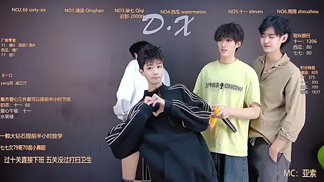 Snapshot of TNT-001 chatting on 12.14.25 TNT-001 online show from 12.14.25