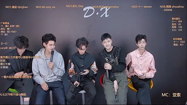 Snapshot of TNT-001 chatting on 12.19.25 TNT-001 online show from 12.19.25