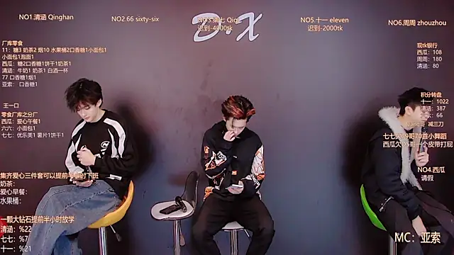 Snapshot of TNT-001 chatting on 12.21.25 TNT-001 online show from 12.21.25