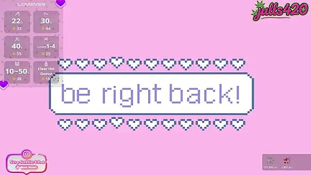 Snapshot of Julls420_ chatting on 05.17.26 Julls420 online show from 05.17.26