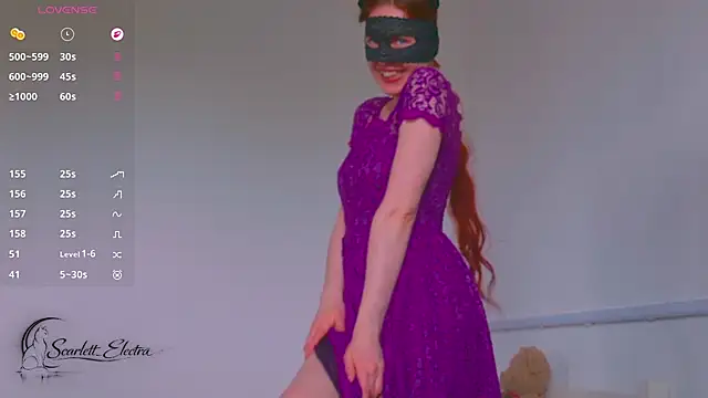 Scarlett Electra online show from 07.01.26