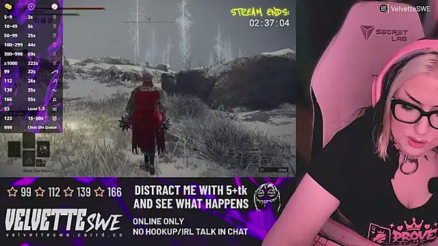 VelvetteSWE online show from 06.21.26