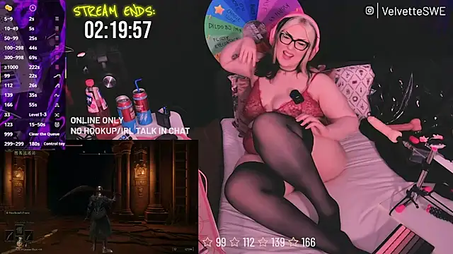 VelvetteSWE online show from 07.03.26