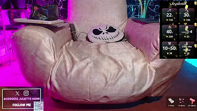 GoddessJulietteNoiir online show from 04.25.26
