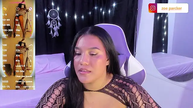 ZoeParcker online show from 03.02.26