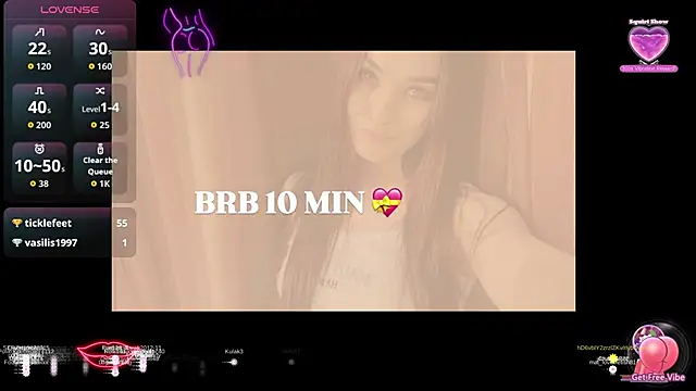 Snapshot of CutiesKittys chatting on 02.13.26 CutiesKittys online show from 02.13.26