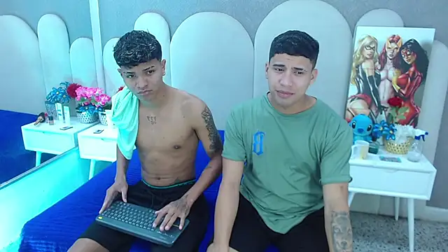 party duo boys online show from 03.23.26