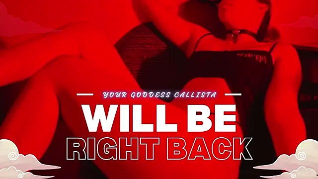 GoddessCallista online show from 06.11.26
