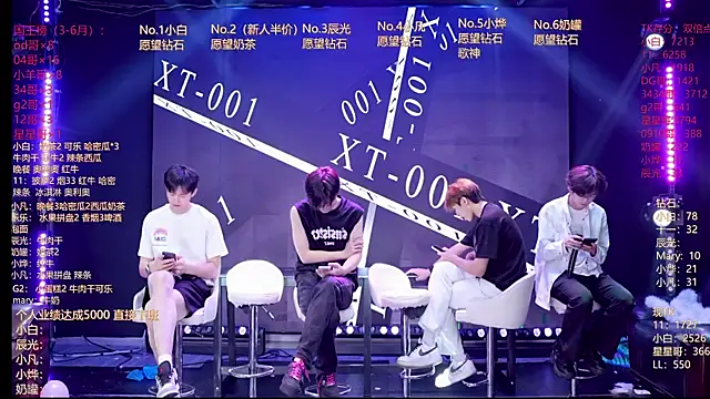 Snapshot of XT-YYDS-001 chatting on 06.26.26 XT-YYDS-001 online show from 06.26.26