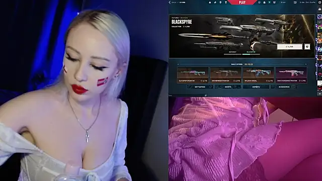 Snapshot of roxxyrowe chatting on 07.11.26 roxxyrowe online show from 07.11.26