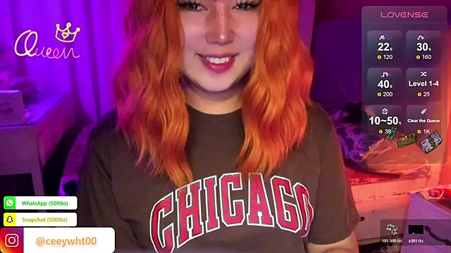 Snapshot of HOTnWILDalice chatting on 01.12.26 HOTnWILDalice online show from 01.12.26