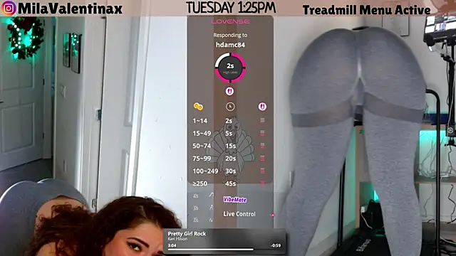 Snapshot of MilaValentina chatting on 12.02.25 MilaValentina online show from 12.02.25