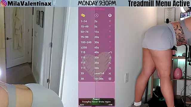 MilaValentina online show from 03.17.26