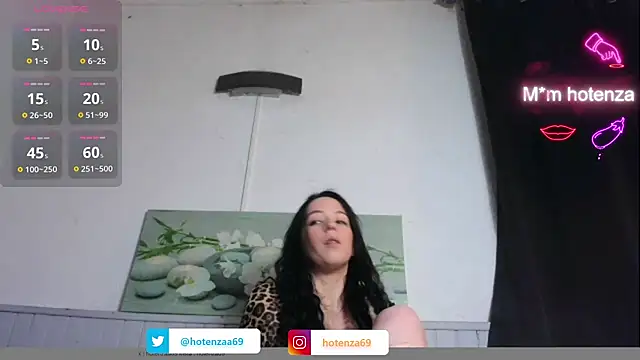 Snapshot of Hotenza69 chatting on 01.18.25 Hotenza69 online show from 01.18.25