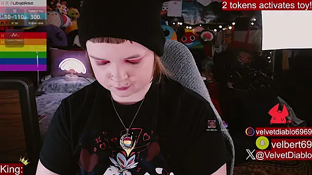 VelvetDiablo online show from 06.09.26