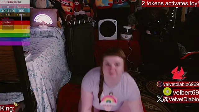 VelvetDiablo online show from 06.10.26