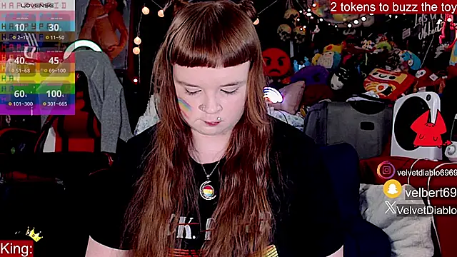 VelvetDiablo online show from 06.25.26