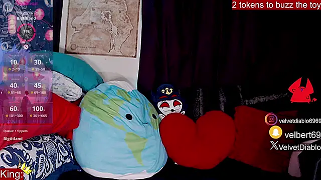 VelvetDiablo online show from 07.24.26
