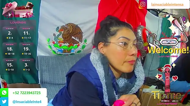 LaInsaciableIntensa online show from 02.19.25