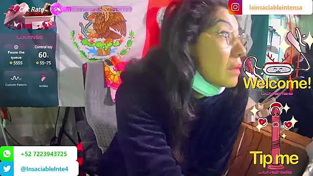 LaInsaciableIntensa online show from 02.20.25