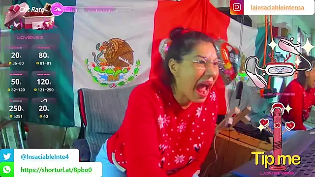 LaInsaciableIntensa online show from 02.20.25