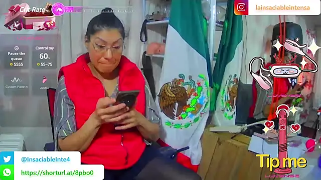 LaInsaciableIntensa online show from 02.27.25