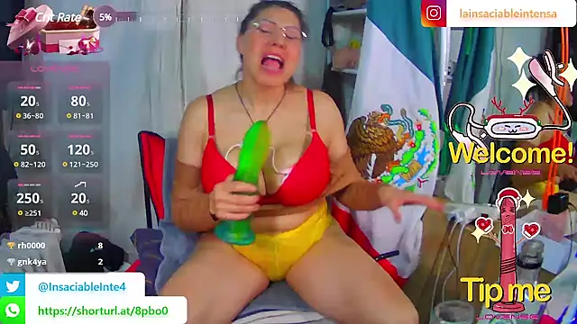 LaInsaciableIntensa online show from 02.28.25