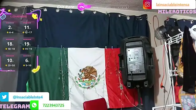 LaInsaciableIntensa online show from 04.30.26