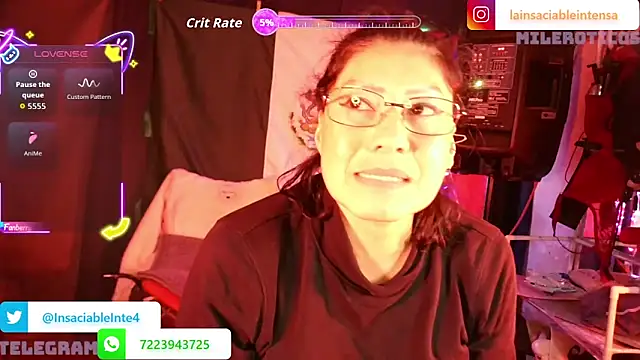 LaInsaciableIntensa online show from 06.08.26