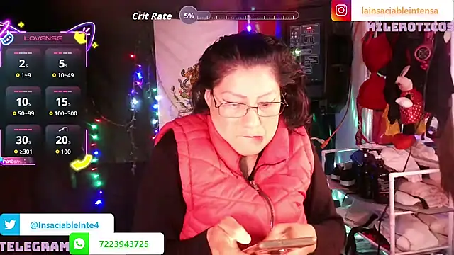 LaInsaciableIntensa online show from 06.22.26
