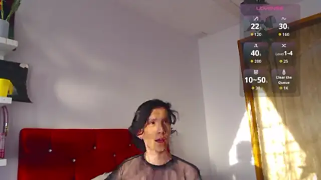 Snapshot of LAICK_01 chatting on 12.13.25 LAICK 01 online show from 12.13.25