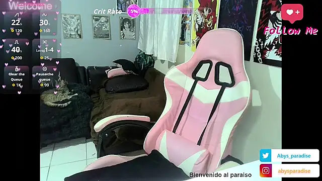 Abysparadise online show from 10.17.25